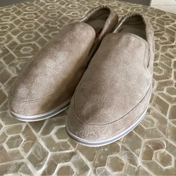 Prada Sport Men's Suede Slip-On Sneakers (11) - Picture 3 of 12